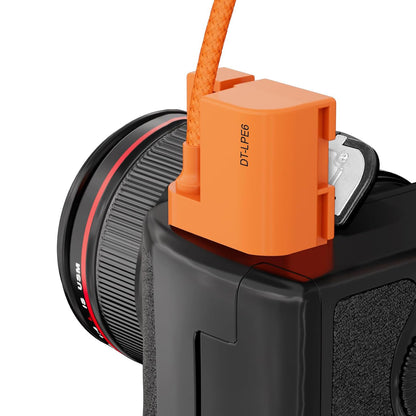 ZGCINE D-Tap / USB-C PD to LPE6 Dummy Battery Cable Braided Wire for Canon Cameras