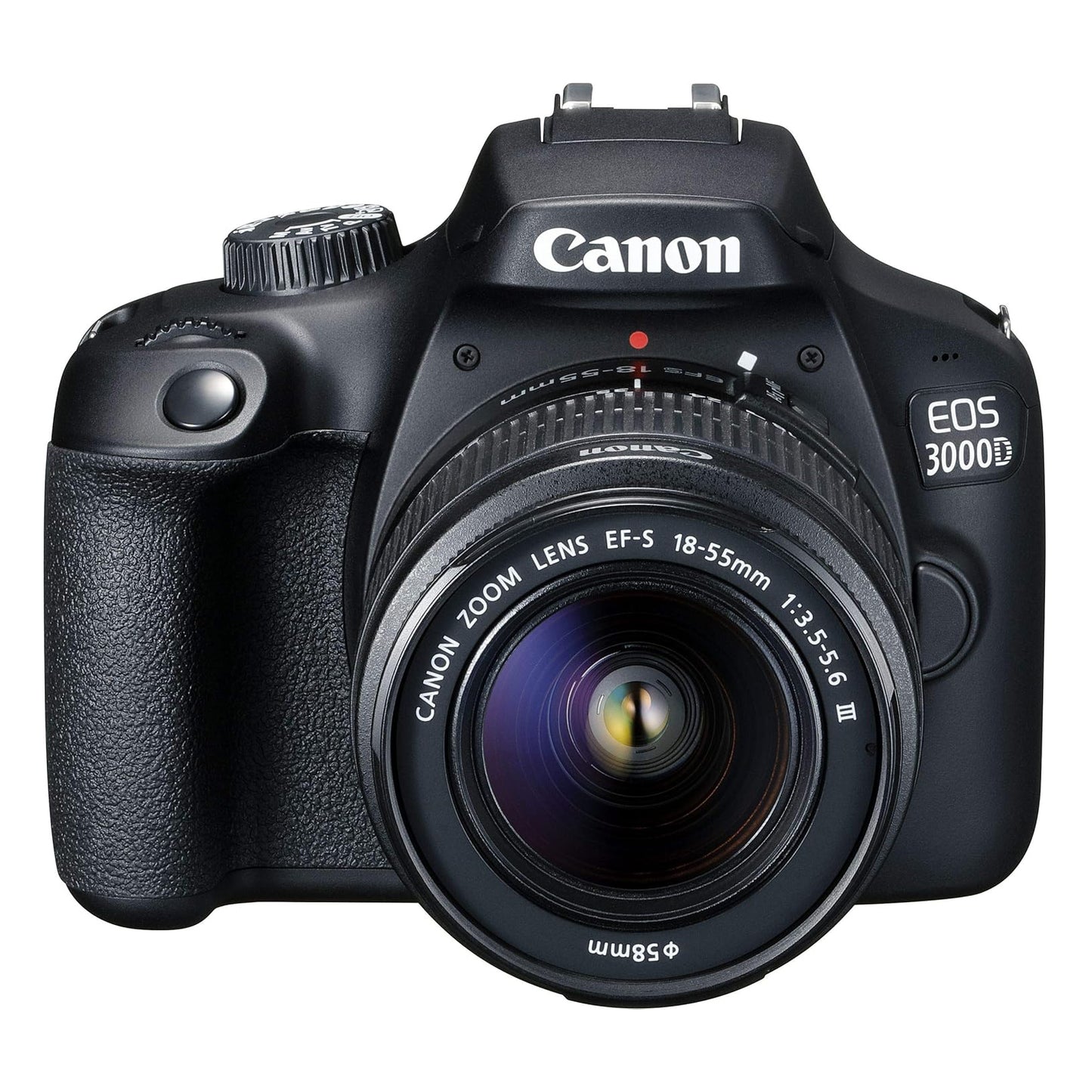 Canon EOS 3000D 18MP Digital SLR Camera (Black) with 18-55mm III Zoom Lens DSLR