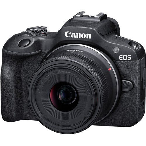 Canon EOS R100 Mirrorless Camera with 18-45mm Lens APS-C 4K 24p DIGIC 8 Image Processor