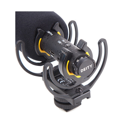 Deity Microphones V-Mic D3 Pro Super-Cardioid Directional Shotgun Microphone with Rycote Shockmount for DSLRs, Camcorders, Smartphones, Tablets, Handy Recorders, Laptop and Bodypack Transmitters