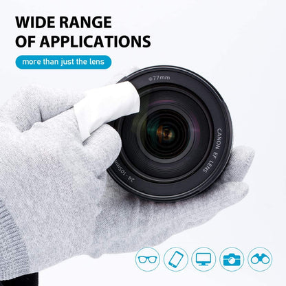 VSGO V-CL01-E Microfiber Cleaning Cloths 20pcs for Camera Lens Glasses Eyeglasses Cell Phone