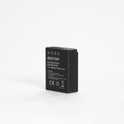 Beston SET NP-W126 LCD Charger + 2 PC Battery 7.4V 1260mAh Fujifilm NPW126