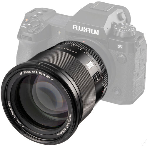 CLEARANCE Viltrox 75mm f/1.2 AF Pro Lens for Fujifilm X-Mount Mirrorless Cameras Ultra-Wide APSC
