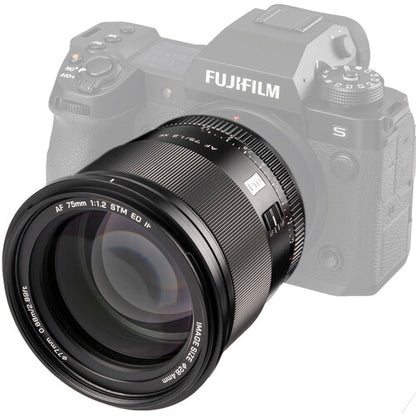 CLEARANCE Viltrox 75mm f/1.2 AF Pro Lens for Fujifilm X-Mount Mirrorless Cameras Ultra-Wide APSC