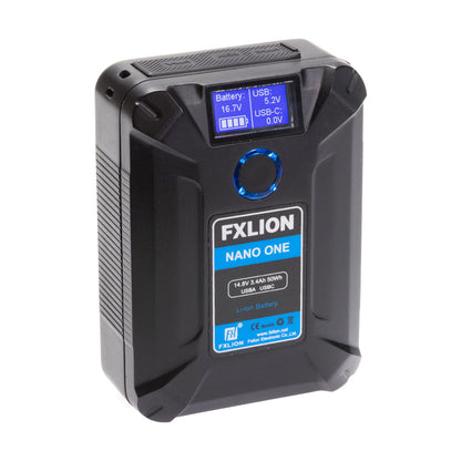 Fxlion NANO ONE 50Wh 14.8V Ultra-Compact V-Mount Battery