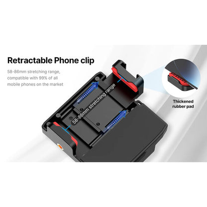 Ulanzi CG-02 Smartphone Camera Grip Holder with Fill Light and Top Cold Shoe CG02 3282