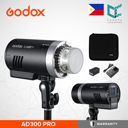 Godox AD300Pro AD300 Pro Outdoor Flash Light 300W TTL 2.4G 1/8000 HSS 0.01-1.5s with Recycling for Photography Studio Shoot