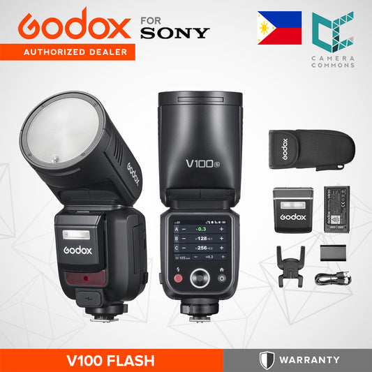 Godox V100 Flash for Sony ADI / P-TTL 100W Round Head Design LED Touch Screen Controls V100S