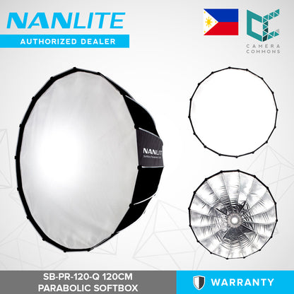 Nanlite 120 120cm Quick-Open Parabolic Softbox with Bowens Mount SB-PR-120-Q