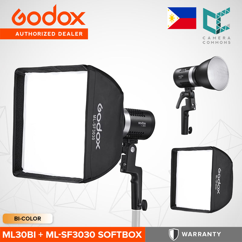 CLEARANCE Godox ML30 ML30Bi Bi-Color LED Dainty Light Photography Videography Studio Lighting