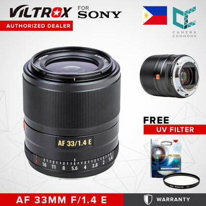 CLEARANCE Viltrox LENS AF 33mm f1.4 Sony E