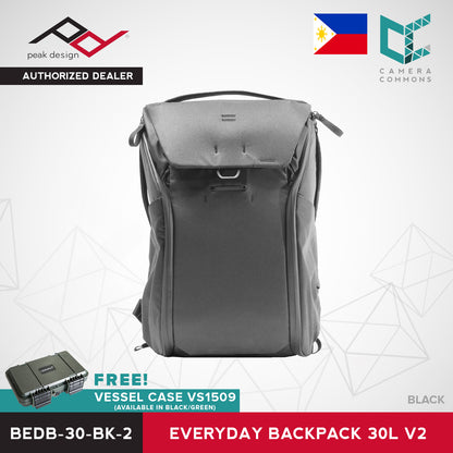 Peak Design Everyday Backpack Bag v2 30L Black Charcoal Midnight Version 2
