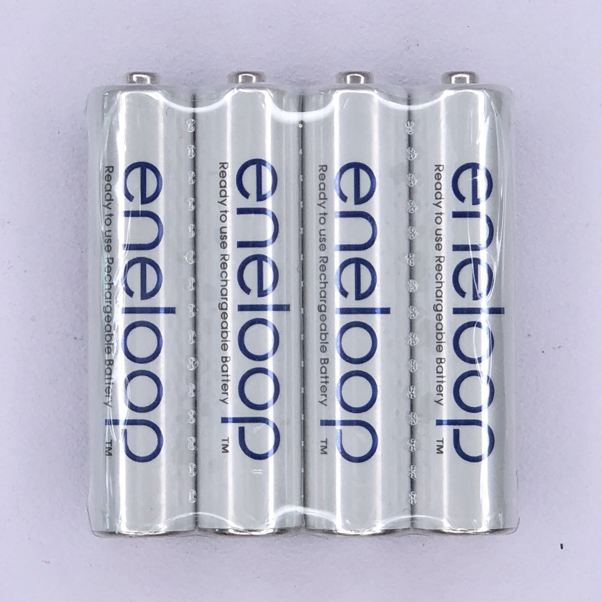 Panasonic Eneloop BK-4MCCE/4ST AAA Rechargeable Battery Pack of 4 White Ready To Use