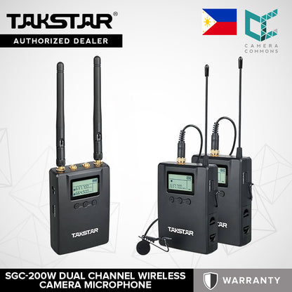 CLEARANCE Takstar MICROPHONE SGC-200W Dual Channel