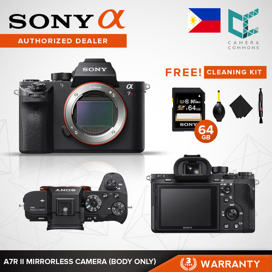 Sony ILCE-7RM2/ A7RM2 Alpha E-mount Camera with Full-frame Sensor, Body Only