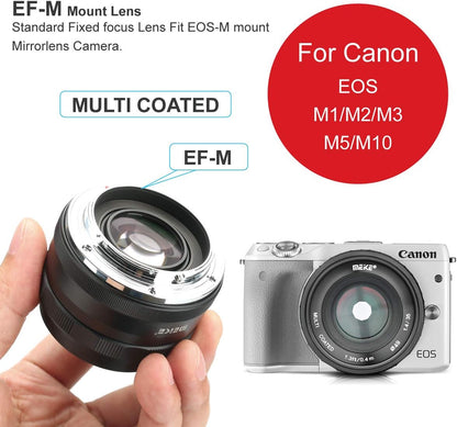 CLEARANCE MEIKE 35mm f/1.4 Lens for Canon EOS M Mount MK35mm 35 1.4
