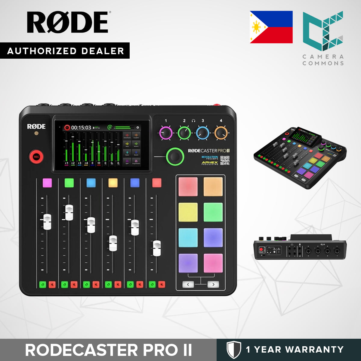 Rode RODECaster Pro II Integrated Audio Production Studio