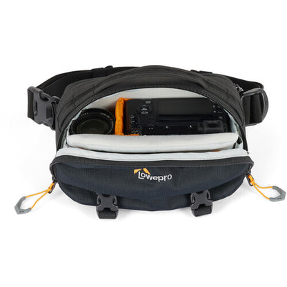 Lowepro Trekker Lite HP 100 Hip Pack Cross-Body Bag (Black) for APSC Mirrorless Camera Photography