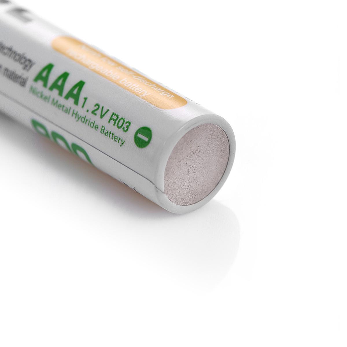 EBL 4 Pack 1.2V AAA Size 800mAh Rechargeable battery - Ni-MH NiMH Camera Commons PH