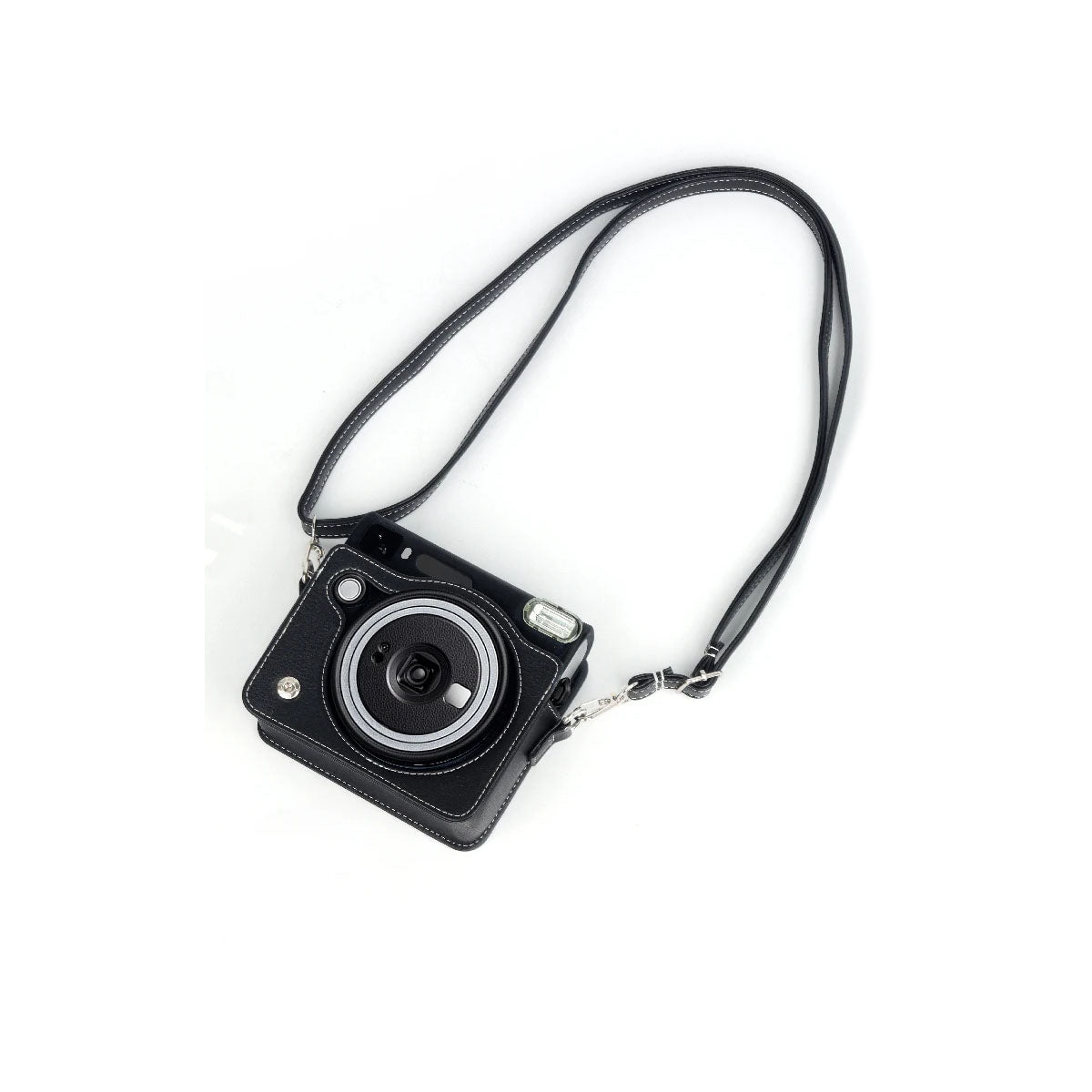 Leather Case Bag Cover Plain Colors for Fujifilm Instax Square 40 SQ40 Instant Film Camera PU-Leather