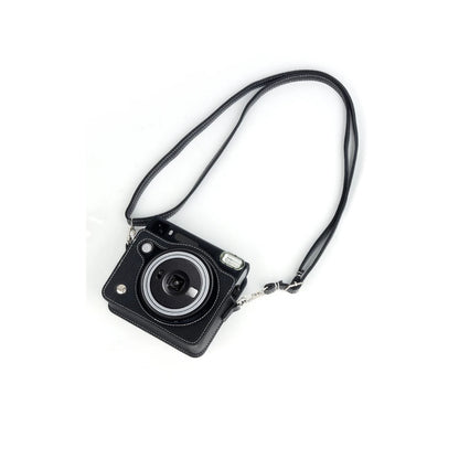 Leather Case Bag Cover Plain Colors for Fujifilm Instax Square 40 SQ40 Instant Film Camera PU-Leather