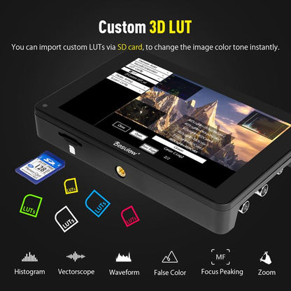 Desview R7SII 7" Video Monitor Touchscreen with 4K HDMI 3G-SDI for DSLR Mirrorless Cameras R7S-II