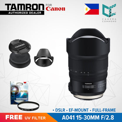 Tamron A041 SP 15-30mm F/2.8 Di VC USD G2 Lens for Canon DSLR EF Mount Full Frame