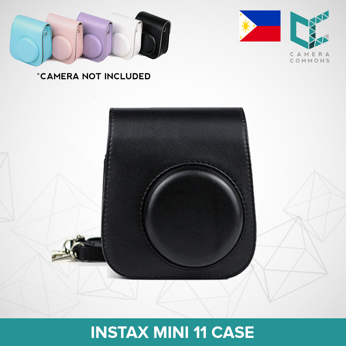 Leather Case Flannel Case Bag Cover Plain Colors for Fujifilm Instax Mini 11 Mini 12 Instant Film Camera PU Leather