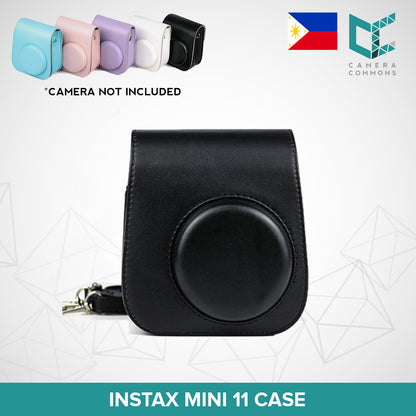 Leather Case Flannel Case Bag Cover Plain Colors for Fujifilm Instax Mini 11 Mini 12 Instant Film Camera PU Leather