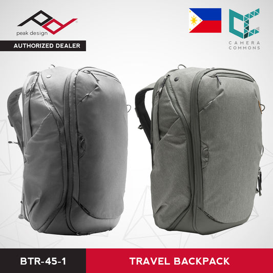 Peak Design Travel Backpack Bag 45L Black Sage