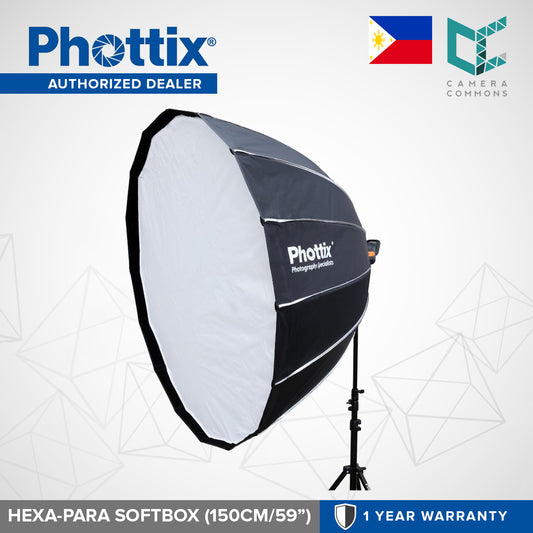 Phottix Hexa-Para Parabolic Softbox 150cm 59 Inches PH82481