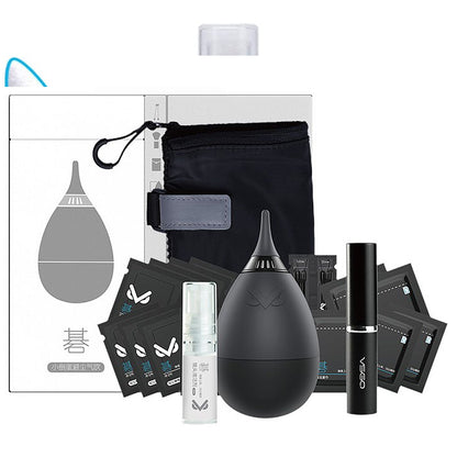 VSGO NEW 2020 Professional Lens Cleaning Kit VS-A2E Air Blower Pouch Microfiber Wipes Brush Cotton