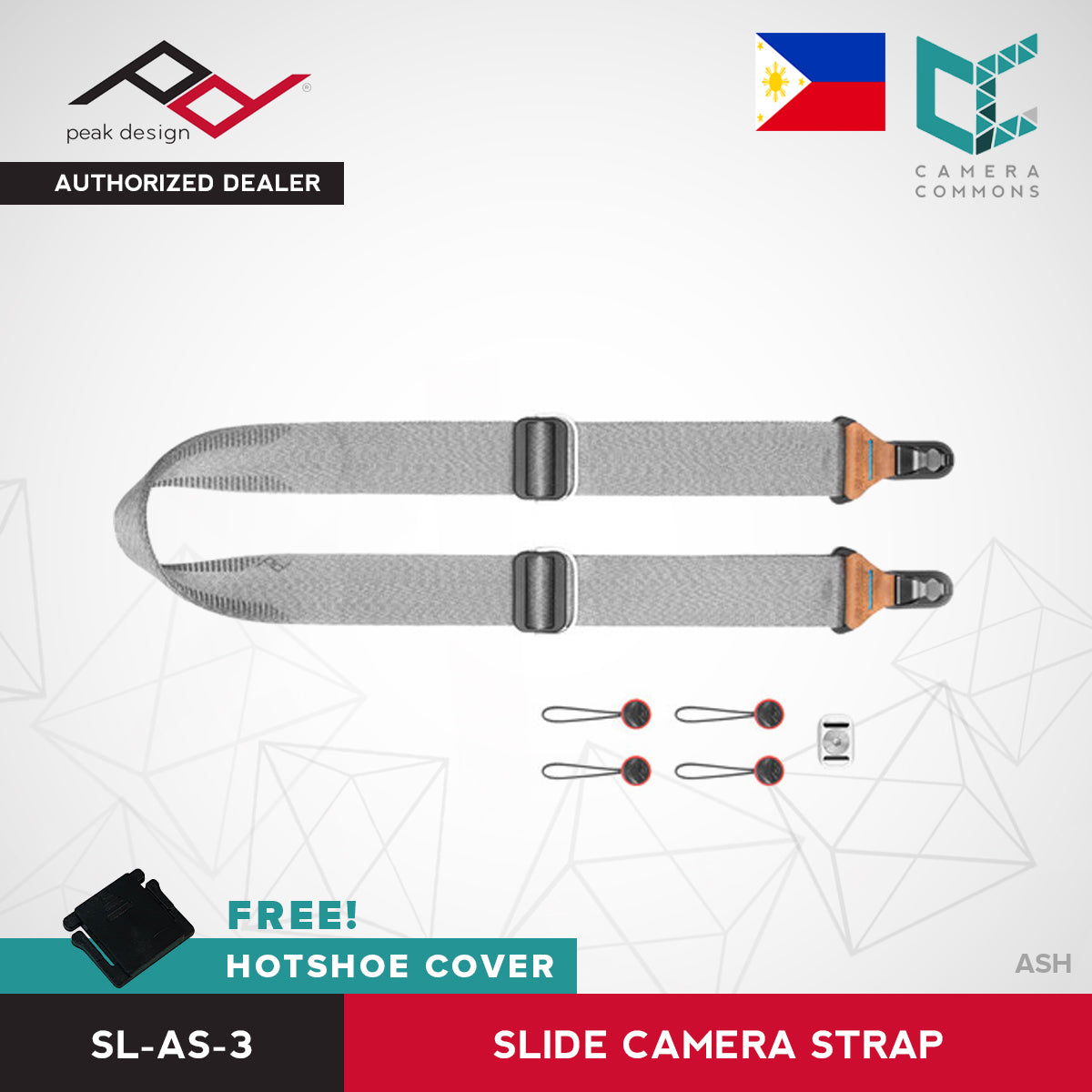 Peak Design Slide Camera Strap Ash Black Midnight Sage Coyote