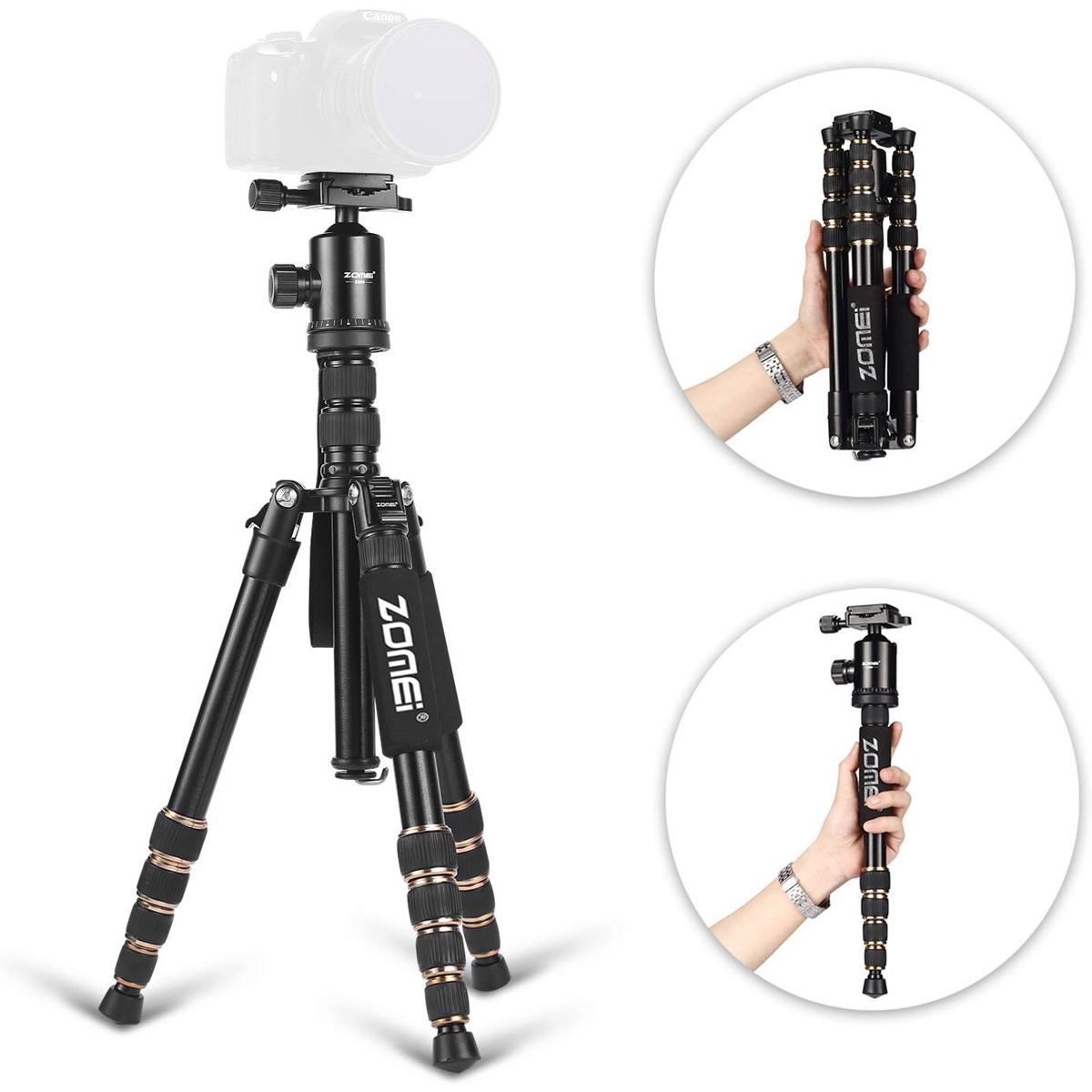 Zomei Z669 Tripod with Ball Head and Carrying Case for SLR Camera Photography