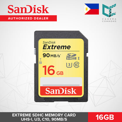 SanDisk Extreme SDHC SDXC SD Memory Card UHS-1 V30 U3 C10 100MB/s 16GB 32GB 64GB 128GB 256GB
