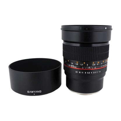 Samyang 85mm f/1.4 Aspherical IF Lens for Fujifilm X-Mount Cameras