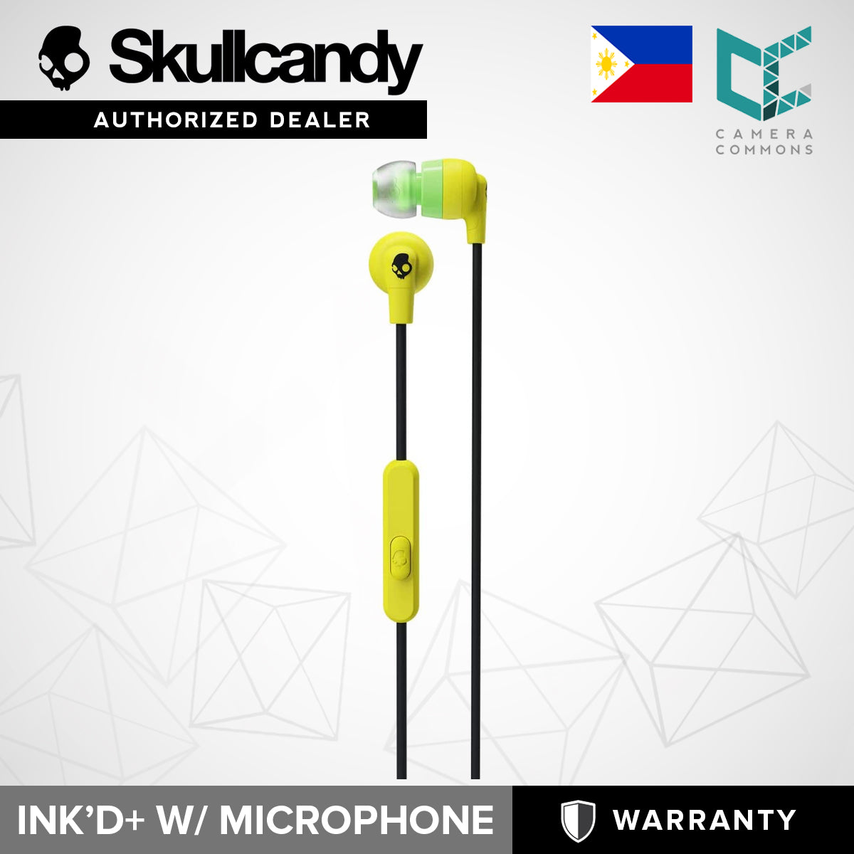 SkullCandy Ink'D+ Wired In-Ear Earbuds with Microphone Headphone Earphone InkD Plus