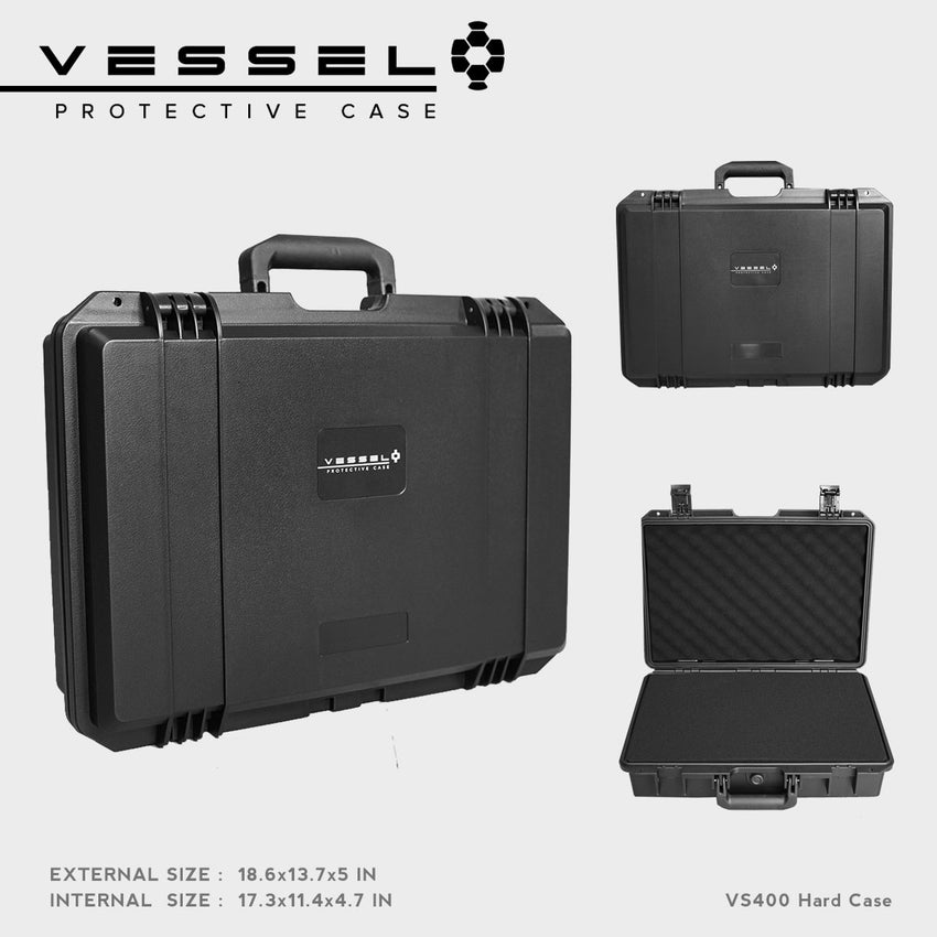 VESSEL VS400 Portable Hard Case for Photography, Equipment, Instruments, Medical Tools and Other Devices VS4429