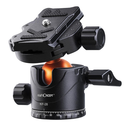 K&F Concept Professional Metal Tripod Ball Head KF-28 Series KF28 Ballhead KF-LH28 | Ball Head Only KF31.023V1