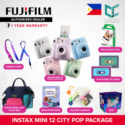 FUJIFILM Instax Mini 12 City Pop Package Limited Edition Camera