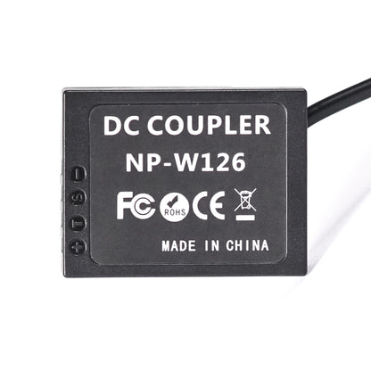 STUDIOMATE Dummy Battery NP-W126 with USB Cable and AC Adapter for Fujifilm Cameras NPW126