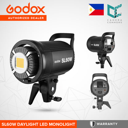 Godox SL-60 SL-60IID SL-60IIDBI LED Video Strobe Light Daylight-Balanced SL60 SL60W SL60IID SL60IIDBI