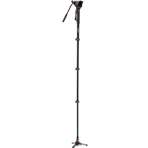 Manfrotto MVMXPRO500 XPRO Monopod + Four-Section Alu with Fluid Video Head