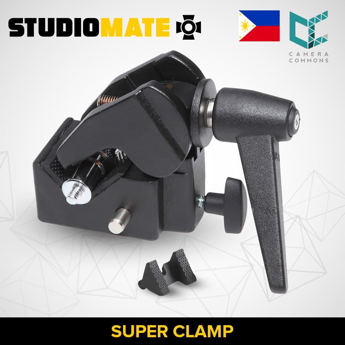 STUDIOMATE SM7 Super Clamp | Multi Function Photography Clamping Tool | Photo Studio Accessory
