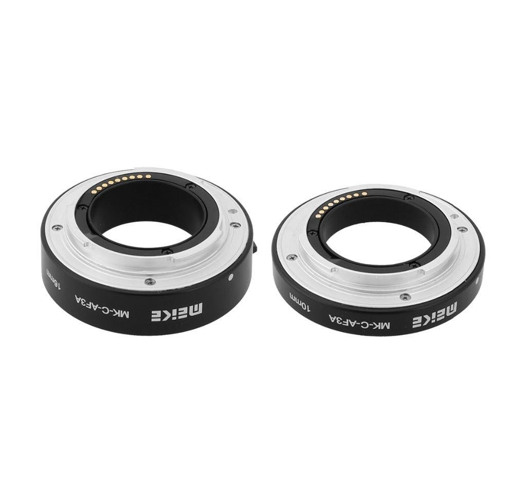 MEIKE MK-C-AF3A Metal Auto Focus AF Macro Extension Tube Set 10mm 16mm for Canon EOS or M Mount Camera