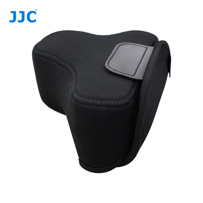 JJC OC-S2Bk Mirrorles Neoprene Camera Pouch For Compact Cameras A6500 A6000 A6300 Fujifilm Canon Olympus