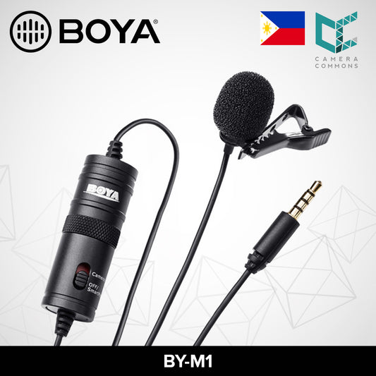 BOYA BY-M1 Omni Directional Lavalier Microphone Audio Equipment Recording Mic