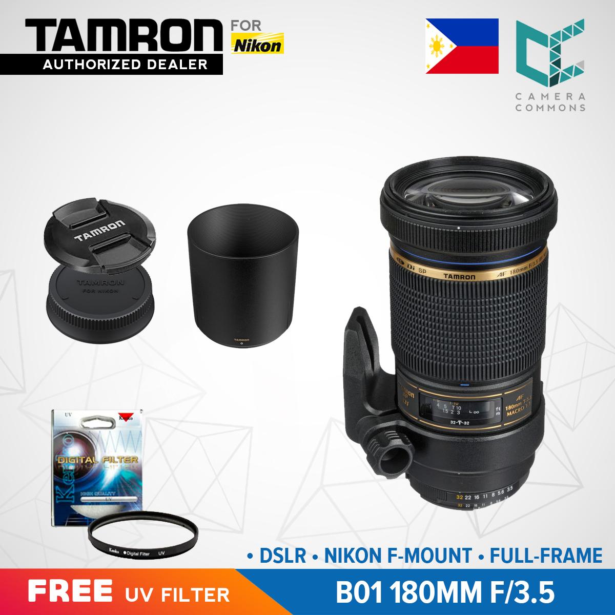 Tamron B01 AF SP 180mm f/3.5 Di LD IF Macro Telephoto Prime Lens for Nikon DSLR Nikon F Mount