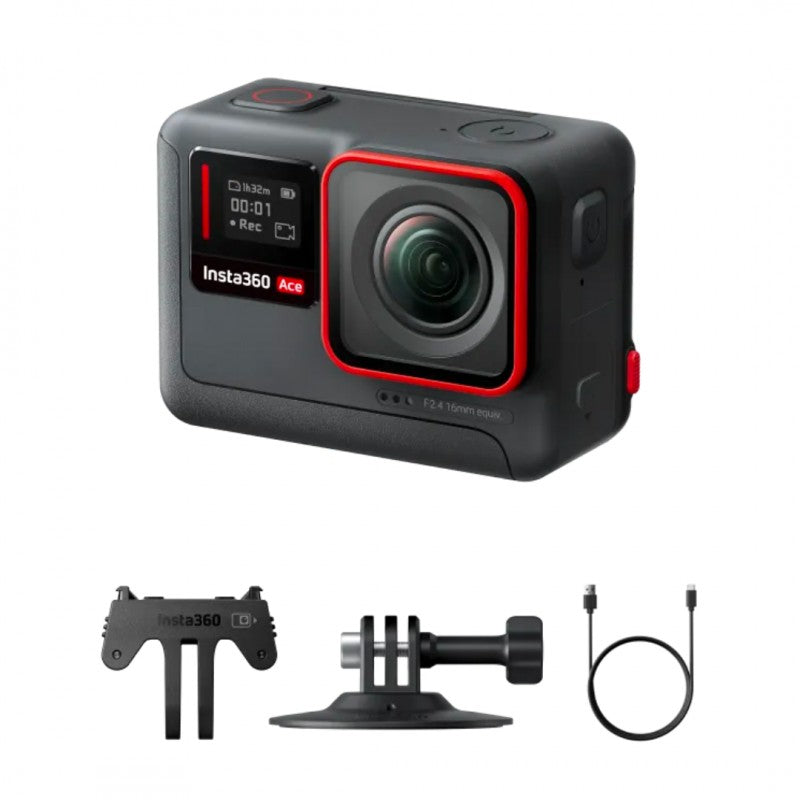 Insta360 Ace Action Camera 4K120fps Waterproof 1/2" Sensor Active HDR Video 48MP Photos