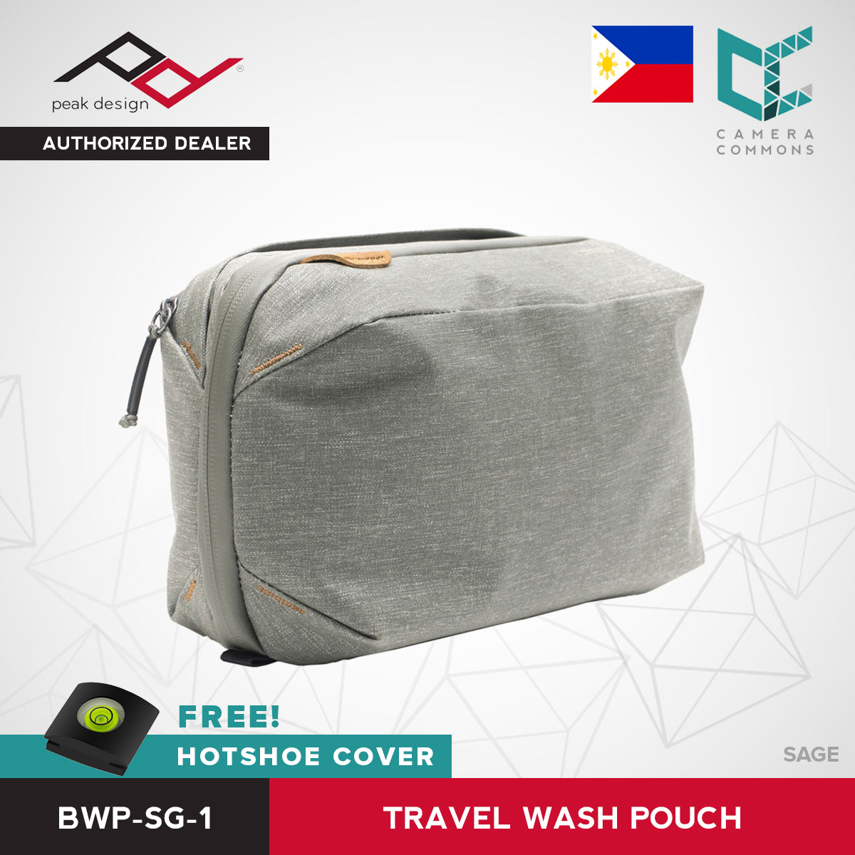Peak Design Travel Wash Pouch Black Sage